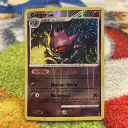 Pokemon GENGAR Reverse Holo Rare Diamond & Pearl Stormfront 18/100 HP - Image 1