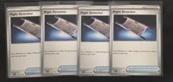 4X Night Stretcher 196/217 Playset Pokemon TCG Ascended Heroes Common NM - Image 1