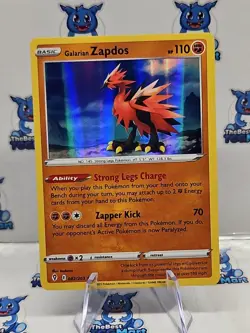 Galarian Zapdos 082/203 - Evolving Skies - Holo - Pokemon - NM/M - Image 2