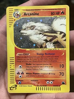 2003 Skyridge Arcanine Holo Foil Rare H2/H32 WOTC E-Reader Series Pokemon - Image 1