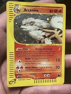 2003 Skyridge Arcanine Holo Foil Rare H2/H32 WOTC E-Reader Series Pokemon - Image 2