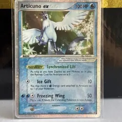 Articuno ex 032 Holo Nintendo Black Star Promo 2005 Pokemon - Image 1