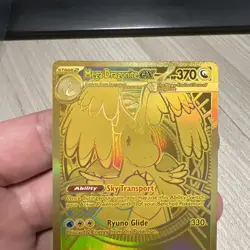 Mega Dragonite Ex Gold Hyper Rare Ascended Heroes 295/217 Pokemon Rare Dragonair - Image 2