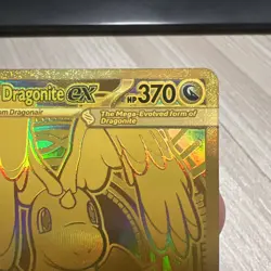 Mega Dragonite Ex Gold Hyper Rare Ascended Heroes 295/217 Pokemon Rare Dragonair - Image 5