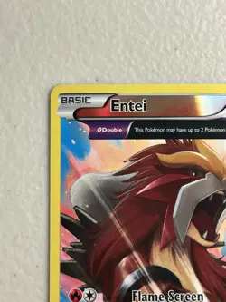 Pokemon XY: Ancient Origins Entei 15/98 Reverse Holo LP - Image 2