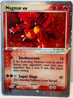 Pokemon Magmar ex 100/109 EX Ruby Sapphire 2003 Holo MP - Image 1