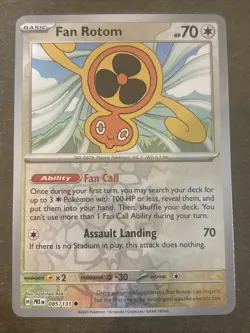 Fan Rotom 085/131 Sv: Prismatic Evolutions Reverse Holo Pokemon TCG NM - Image 1