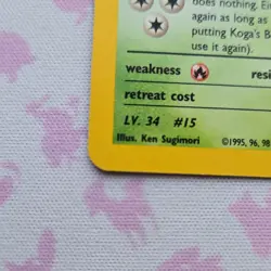 Pokemon TCG Koga's Beedrill Gym Challenge Holo Rare 9/132 80HP 2000 - Image 4