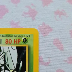 Pokemon TCG Koga's Beedrill Gym Challenge Holo Rare 9/132 80HP 2000 - Image 5