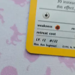 Pokemon TCG Koga's Ditto Gym Challenge Holo Rare Unlimited 10/132 40HP - Image 4