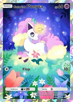 Pokemon TCG Pocket Fantastical Parade 1 Star Galarian Ponyta - Image 1