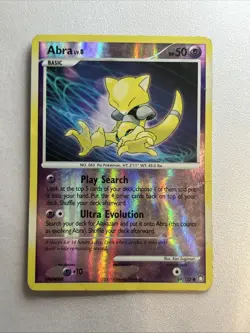 Pokemon TCG Abra [69/123] Reverse Holo Mysterious Treasures - Image 1