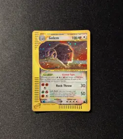 Pokemon SKYRIDGE - #148/144 Golem Crystal - Holo - ENG - Heavily Played - Image 3