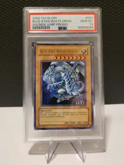 Yugioh Blue Eyey White Dragon Shonen Jump Promo JMP PSA 10 - Image 1