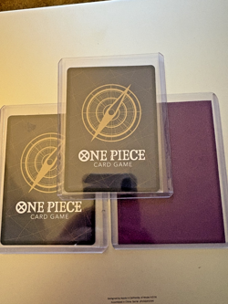 One Piece TCG Monkey.D.Luffy OP13-118 Lot of 3 Alternate Art Rare - Image 2