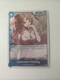 One Piece TCG Charlotte Pudding OP06-047 Rare Wings of the Captain 2024 - Image 2