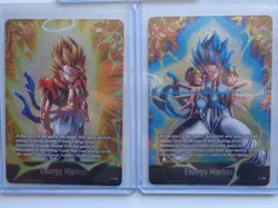 Dragon Ball Super Card Game 2nd Anniversary SILVER Energy Marker ALL 5 ! The Set - Image 3