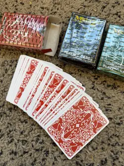 IN HOUSE PRINT MetaZoo RAINBOW GILDED Kickstarter USPCC WPT Poker Card Deck Set - Image 2