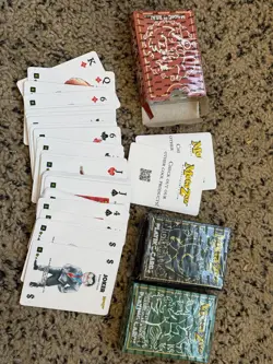 IN HOUSE PRINT MetaZoo RAINBOW GILDED Kickstarter USPCC WPT Poker Card Deck Set - Image 3