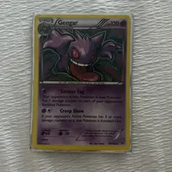 Pokemon Gengar TCG Holo Rare Card 60/162 XY Breakthrough EN-HP 2015 NM - Image 1