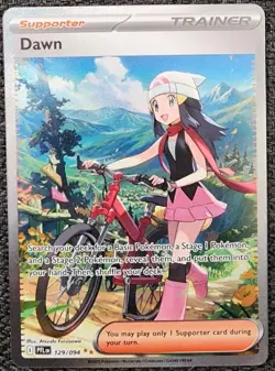 Pokemon Dawn 129/94 SIR 2025 TCG Phantasmal Flames English Card NM - Image 1
