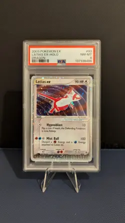 PSA 8 - Latias ex 93/97 Holo Rare - EX Dragon (EX Ruby & Sapphire) Pokemon Card - Image 1
