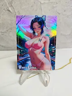 Shinobu Trading Card Waifu Goddess Story Anime Girl holo Karte Manga Full Art - Image 1