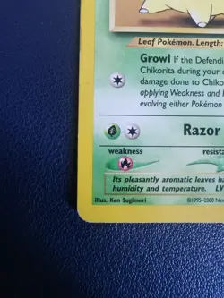Pokemon Card Chikorita 54/111 Neo Genesis Common WOTC - Image 4