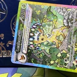 Leafeon EX Prismatic Evolutions Holo Pokemon Card 144/131 NM/Mint Condition - Image 3