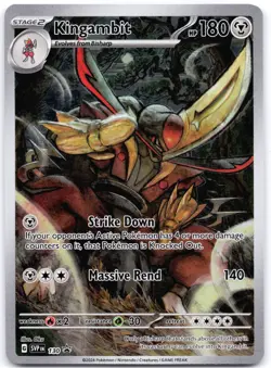 Kingambit 130 Sv: Scarlet & Violet Promo Cards Holo *DMG - Image 1