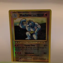 Pokemon Machoke Evolutions 58/108 Reverse Holo Uncommon 90 HP English TCG Card - Image 1
