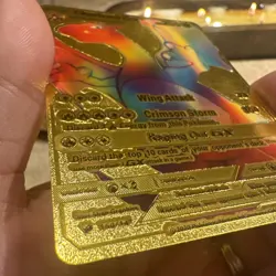Set of 2!! Secret Rare Rainbow Gold Charizard GX Card 150/147 - Image 2