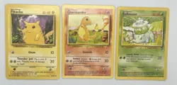 Vintage Pokemon lot 20 cards Base Set Gym Heroes WOTC 1999 Pikachu Zapdos - Image 5