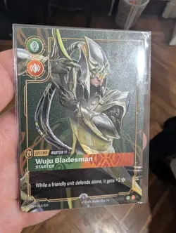 Riftbound Master Yi Wuju Bladesman Metal Plated Card Prize Wall NM Foil - Image 5