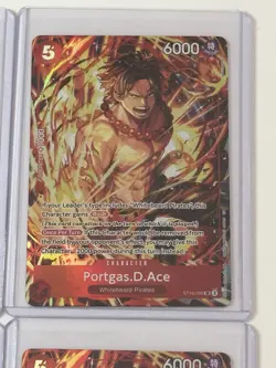 Portgas.D.Ace ST15-005 Illustration Box Vol. 5 Promo 4 Card Play Set Lot - Image 3