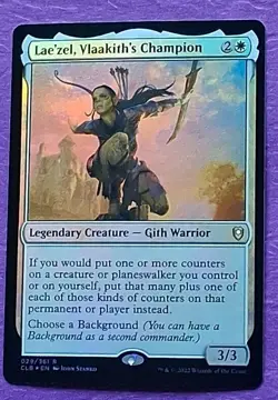 MTG Lae'zel, Vlaakith's Champion Commander Legends Baldurs Gate CLB Foil Rare NM - Image 1