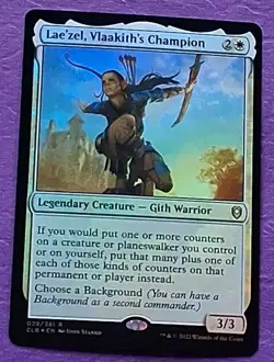 MTG Lae'zel, Vlaakith's Champion Commander Legends Baldurs Gate CLB Foil Rare NM - Image 3