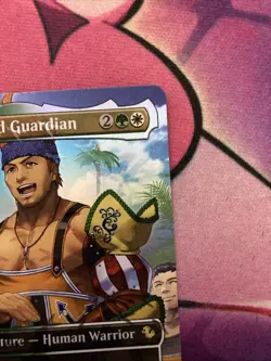 Wakka, Devoted Guardian Borderless Chocobo Track Foil Final Fantasy Rare 0477 NM - Image 5