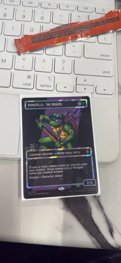 Wizards of the Coast Donatello, the Brains Foil Legendary Creature MTG Card - Image 1