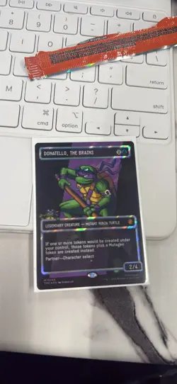 Wizards of the Coast Donatello, the Brains Foil Legendary Creature MTG Card - Image 2