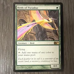 Magic: The Gathering Birds of Paradise Core Set 2010 M10 #168 Rare Green Regular - Image 1