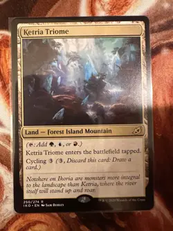 Ketria Triome 250 Regular - MTG IKO - M/NM Unplayed FAST2SHIP!! - Image 1