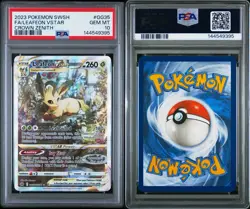POKEMON SWORD AND SHIELD CROWN ZENITH GG35 LEAFEON VSTAR PSA 10 - Image 3