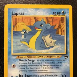 Lapras 12/18 LP Southern Islands Promo Regular Pokemon TCG DMG - Image 2