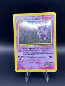 Pokemon Gym Heroes Unlimited Sabrina's Gengar 14/132 Holo Rare - Image 1