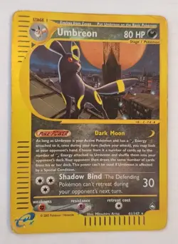 Pokemon Card-Umbreon-Acquapolis-ENG-41/147-HoloReverse-PL - Image 1