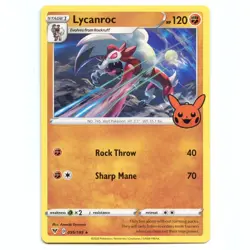 Lycanroc | 095 | Pokemon, Vivid Voltage, Trick or Trade Halloween, 2020 - Image 1
