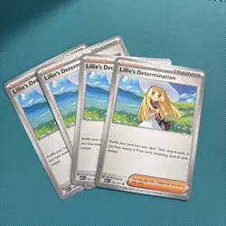 (4) Pokemon TCG Lillie’s Determination 192/217 Ascended Heroes Common NM Playset - Image 1