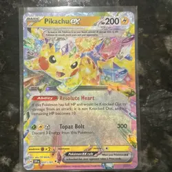 Pikachu ex 57/191 Double Rare Pokemon Card - Surging Sparks - Near Mint - Image 1