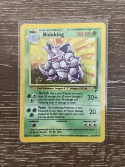Nidoking And Nidoqueen Lot Of 2 Vintage Pokemon Holos - Image 2